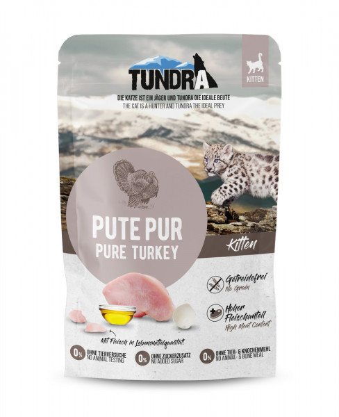 Tundra Cat Pouchpack Kitten Pute pur 85g