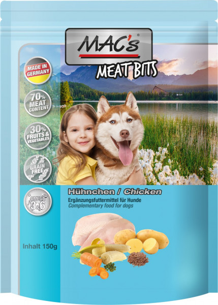 MACs Dog Meat Bits Geflügel 120g