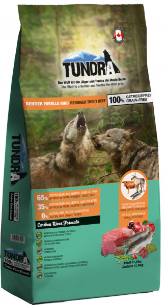 Tundra Dog Rentier, Forelle & Rind 11,34kg